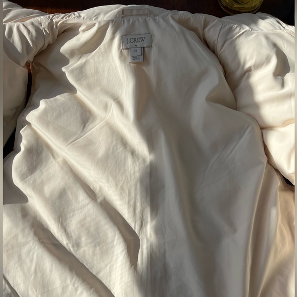 J. Crew Quilted Women's Vest in Cream Color XS - Picture 10 of 12
